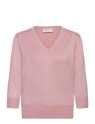 Fqkatie-Pullover Tops Knitwear Jumpers Pink FREE/QUENT