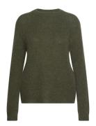 Sltuesday Raglan Pullover Ls Tops Knitwear Jumpers Green Soaked In Lux...