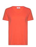 Saint Tropez Adeliasz V-N T-Shirt Orange