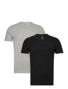 V-Neck Sport T-shirts Short-sleeved Black Adidas Underwear