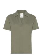 Mmhay Ss Polo Tee Tops T-shirts & Tops Polos Green MOS MOSH