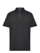 Polo Ralph Lauren Custom Slim Fit Soft Cotton Polo Shirt Svart