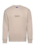 Jack & J S Jorvesterbro Sweat Crew Neck Noos Beige