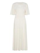 Slbrielle Dress Maxiklänning Festklänning White Soaked In Luxury