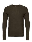 Jack & J S Jprblucarlos Knit Crew Neck Noos Grön