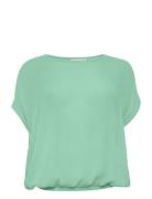 Kcami Stanley Ss Tops T-shirts & Tops Short-sleeved Green Kaffe Curve