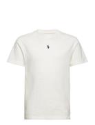 Cotton Jersey Crewneck Tee Tops T-shirts Short-sleeved White Ralph Lau...