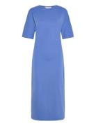 Mschjuniper Lynette 2/4 Dress Maxiklänning Festklänning Blue MSCH Cope...