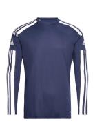 Squad 21 Jsy Ls Sport T-shirts Long-sleeved Navy Adidas Performance