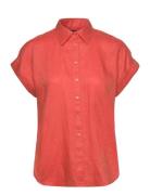Linen Dolman-Sleeve Shirt Tops Shirts Short-sleeved  Lauren Ralph Laur...