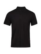 Men's Polo Shirt Sport Polos Short-sleeved Black Danish Endurance