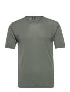 Dovre Wool T-Shirt Tops T-shirts Short-sleeved Green Dovre