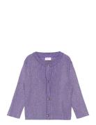 Nmfrubina Ls Knit Card Pb Tops Knitwear Cardigans Purple Name It