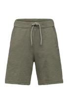 Lindex Shorts Slub Khaki Green