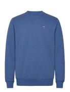 Regular Crewneck Tops Sweat-shirts & Hoodies Sweat-shirts Blue Revolut...