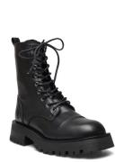 Women Boots Shoes Boots Ankle Boots Laced Boots Black NEWD.Tamaris