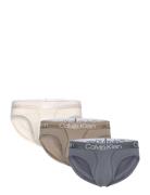 Hip Brief 3Pk Kalsonger Y-front Briefs Blue Calvin Klein