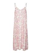 Vmsmilla Singlet Calf Dress Wvn Ga Kort Klänning Pink Vero Moda