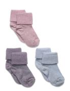 Ida Glitter Socks - 3-Pack Sockor Strumpor Multi/patterned Mp Denmark