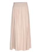 D6Arja Long Skirt Lång Kjol Beige Dante6