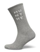 Ekanea Lingerie Socks Regular Socks Grey Munthe
