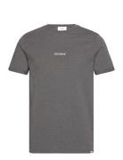 Lens T-Shirt - Seasonal Tops T-shirts Short-sleeved Grey Les Deux