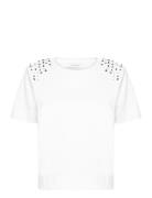 Cmmuse-Tee Tops T-shirts & Tops Short-sleeved White Copenhagen Muse