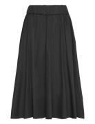 Cleo Skirt Knälång Kjol Black Marville Road