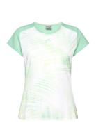 Tie-Break T-Shirt Women Sport T-shirts & Tops Short-sleeved Green Head