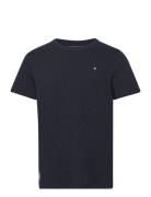 Watson Slub Tee Designers T-shirts Short-sleeved Navy Morris