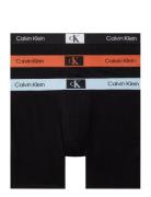 Boxer Brief 3Pk Boxerkalsonger Black Calvin Klein