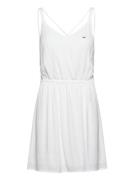 Tjw Essential Strappy Dress Kort Klänning White Tommy Jeans