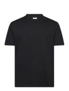 Basic 100% Cotton T-Shirt Tops T-shirts Short-sleeved Black Mango