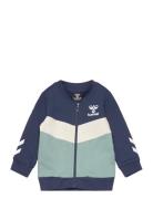 Hmlskylan Zip Jacket Sport Sweat-shirts & Hoodies Sweat-shirts Navy Hu...