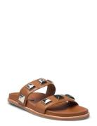 Sandals Platta Sandaler Brown Billi Bi