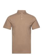 Bs Monir Regular Fit Polo Shirt Tops Polos Short-sleeved Brown Bruun &...