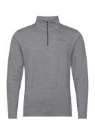 Newport Half Zip Sport Sweat-shirts & Hoodies Fleeces & Midlayers Grey...