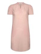 Voile Shirt Dress Kort Klänning Pink Rosemunde