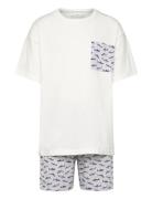 Printed Short Pyjamas Pyjamas Set Multi/patterned Mango