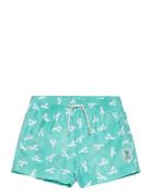 Lobster-Print Swimming Costume Badshorts Blue Mango