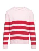 Kogsaga L/S O-Neck Knt Tops Knitwear Pullovers Pink Kids Only