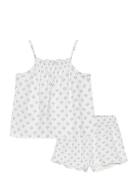 Printed Short Pyjamas Pyjamas Set White Mango