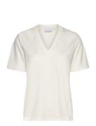 Jersey Top Tops T-shirts & Tops Short-sleeved White Coster Copenhagen