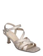 Ankle-Strap Sandal Sandal Med Klack Gold Gabor