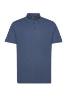 Mens Cray Drycool Polo Sport Polos Short-sleeved Blue Abacus