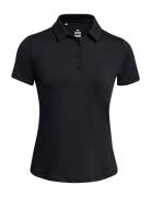 Ua Playoff Ss Polo Sport T-shirts & Tops Polos Black Under Armour