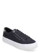 Essential Vulc Canvas Sneaker Låga Sneakers Navy Tommy Hilfiger