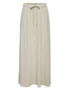 Onlmette Life Hw Long Skirt Wvn Lång Kjol Cream ONLY