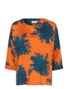 Mabecca Tops T-shirts & Tops Short-sleeved Orange Masai