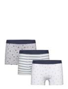 Printed Boxer Shorts 3 Pack Night & Underwear Underwear Underpants Gre...